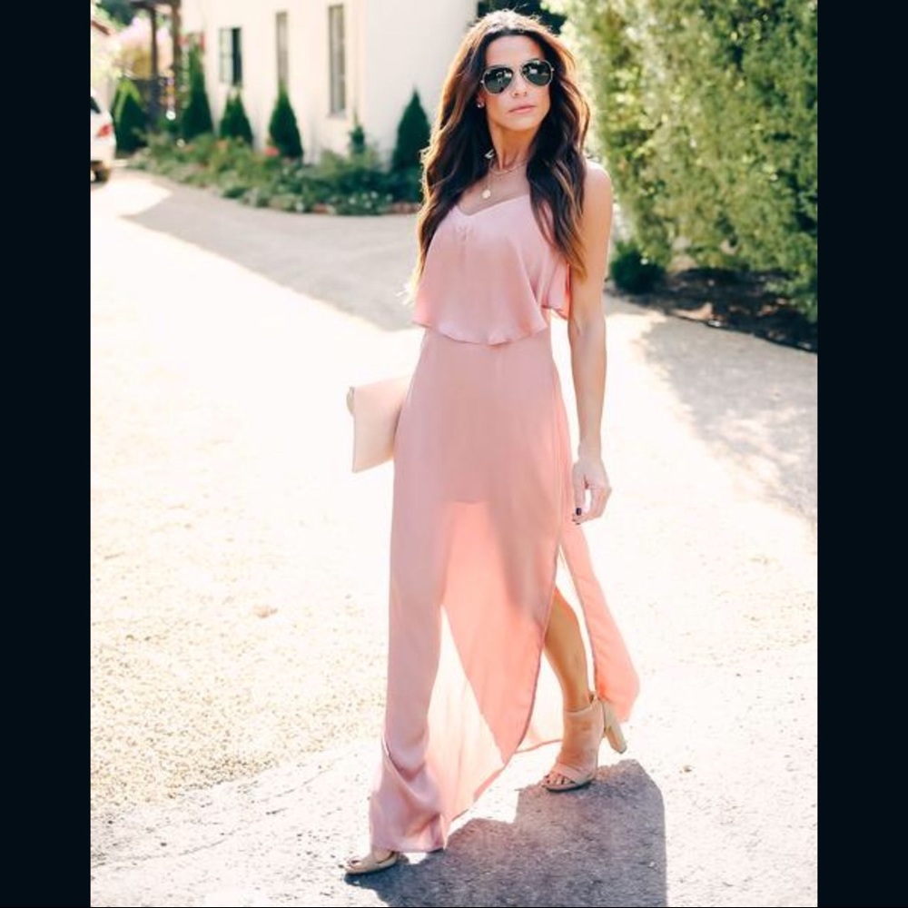 Satin Maxi Dress
